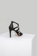 Suede Women's Heeled Sandals | Derimod Suede Women's Heeled Sandals | Derimod