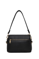 Woman Black Long Strap Shoulder Bag | Derimod Woman Black Long Strap Shoulder Bag | Derimod