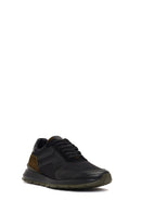 Erkek Yeşil Bağcıklı Deri Sneaker | Derimod Erkek Yeşil Bağcıklı Deri Sneaker | Derimod
