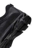 Erkek Siyah Deri Casual Sneaker | Derimod Erkek Siyah Deri Casual Sneaker | Derimod