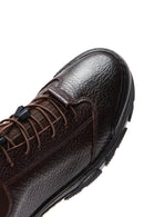 Erkek Kahverengi Deri Casual Sneaker | Derimod Erkek Kahverengi Deri Casual Sneaker | Derimod