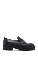 Derimod Gritti Kadın Siyah Deri Maskülen Loafer | Derimod Derimod Gritti Kadın Siyah Deri Maskülen Loafer | Derimod