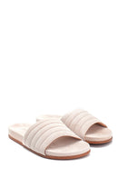 Women's Suede Leather Slippers | Derimod Women's Suede Leather Slippers | Derimod