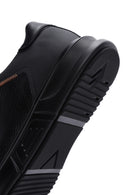 Erkek Siyah Deri Sneaker | Derimod Erkek Siyah Deri Sneaker | Derimod
