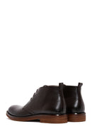 Men's Brown Leather Casual Boots | Derimod Men's Brown Leather Casual Boots | Derimod