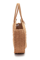 Women's Straw Shoulder Bag | Derimod Women's Straw Shoulder Bag | Derimod
