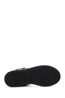 Women's Black Leather Comfort Sandals | Derimod Women's Black Leather Comfort Sandals | Derimod