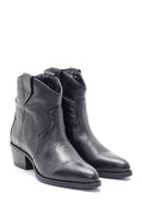 Women's Leather Cowboy Boots | Derimod Women's Leather Cowboy Boots | Derimod