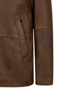 Windsor Male Mustard Suede Jacket | Derimod Windsor Male Mustard Suede Jacket | Derimod