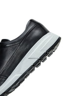 Men's Black Leather Sneaker | Derimod Men's Black Leather Sneaker | Derimod