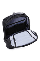 D-Pack Unisex Black Technological Fabric Hardcase Backpack | Derimod D-Pack Unisex Black Technological Fabric Hardcase Backpack | Derimod