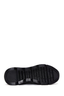Erkek Siyah Deri Casual Sneaker | Derimod Erkek Siyah Deri Casual Sneaker | Derimod