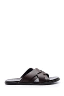 Men's Leather Slippers | Derimod Men's Leather Slippers | Derimod