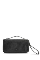 Men's Black Patterned Leather Wallet | Derimod Men's Black Patterned Leather Wallet | Derimod