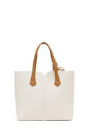 Woman Cream Long-Strap Shoulder Bag | Derimod Woman Cream Long-Strap Shoulder Bag | Derimod