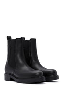 Women's Black Thick Soled Chelsea Boots | Derimod Women's Black Thick Soled Chelsea Boots | Derimod