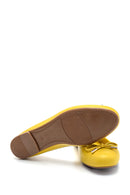 Women's Leather Bow Detailed Ballerinas | Derimod Women's Leather Bow Detailed Ballerinas | Derimod