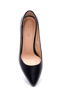 Kadın Siyah Deri Stiletto | Derimod Kadın Siyah Deri Stiletto | Derimod