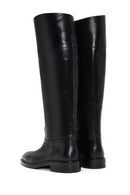 Women's Black Leather Boots | Derimod Women's Black Leather Boots | Derimod