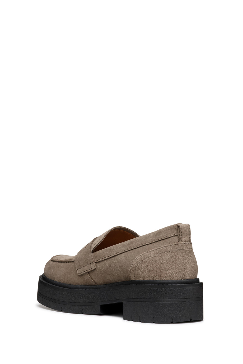 Geox Kadın Vizon Spherica Ec7 Süet Deri Maskülen Loafer