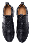 Erkek Deri Desenli Sneaker | Derimod Erkek Deri Desenli Sneaker | Derimod