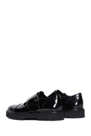 Men's Black Double Buckle Leather Casual Shoes | Derimod Men's Black Double Buckle Leather Casual Shoes | Derimod
