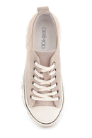 Women's Suede Sneaker | Derimod Women's Suede Sneaker | Derimod