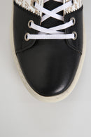 Siyah Erkek Deri Sneaker | Derimod Siyah Erkek Deri Sneaker | Derimod