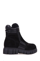 Women's Zippered Leather Boots | Derimod Women's Zippered Leather Boots | Derimod