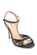 Women's High Heel Leather Sandals | Derimod Women's High Heel Leather Sandals | Derimod