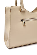 Women Beige Long Strap Classic Sleeve Bag | Derimod Women Beige Long Strap Classic Sleeve Bag | Derimod