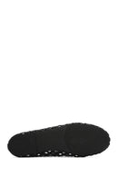 Women's Black Braided Ballerina | Derimod Women's Black Braided Ballerina | Derimod