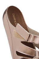 Women's Bronze Comfort Slippers | Derimod Women's Bronze Comfort Slippers | Derimod