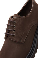 Men's Brown Nubuck Leather Shoes | Derimod Men's Brown Nubuck Leather Shoes | Derimod