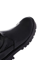 Women's Black Laptop Thick Soled Zippered Casual Boots | Derimod Women's Black Laptop Thick Soled Zippered Casual Boots | Derimod