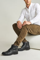 Soft Leather Zippered Men's Boots | Derimod Soft Leather Zippered Men's Boots | Derimod