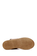 Women's Tan Leather Comfort Sandals | Derimod Women's Tan Leather Comfort Sandals | Derimod