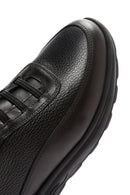 Men's Black Leather Casual Sneaker | Derimod Men's Black Leather Casual Sneaker | Derimod