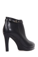 Women's Vidala Leather Bootie | Derimod Women's Vidala Leather Bootie | Derimod