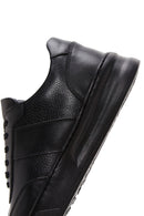 Erkek Siyah Deri Sneaker | Derimod Erkek Siyah Deri Sneaker | Derimod