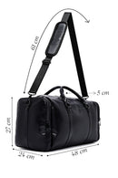 Men's Black Long Strap Travel Bag | Derimod Men's Black Long Strap Travel Bag | Derimod