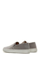 Men's Gray Suede Leather Sports Loafer | Derimod Men's Gray Suede Leather Sports Loafer | Derimod