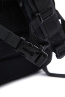 D-Pack Unisex Black Technological Fabric Backpack | Derimod D-Pack Unisex Black Technological Fabric Backpack | Derimod