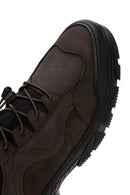 Erkek Kahverengi Bağcıklı Deri Sneaker | Derimod Erkek Kahverengi Bağcıklı Deri Sneaker | Derimod