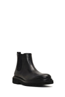 Men's Black Lace-up Leather Chelsea Boot | Derimod Men's Black Lace-up Leather Chelsea Boot | Derimod