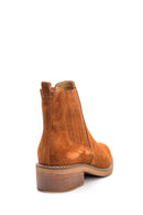 Women's Suede Leather Heeled Boots | Derimod Women's Suede Leather Heeled Boots | Derimod