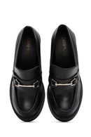 Kadın Siyah Kalın Topuklu Loafer | Derimod Kadın Siyah Kalın Topuklu Loafer | Derimod