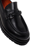 Men's Black Leather Buckle Casual Loafer | Derimod Men's Black Leather Buckle Casual Loafer | Derimod