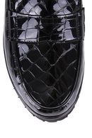 Crocodile Patterned Women's Leather Shoes | Derimod Crocodile Patterned Women's Leather Shoes | Derimod