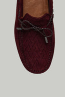 Printed Men's Leather Loafer | Derimod Printed Men's Leather Loafer | Derimod